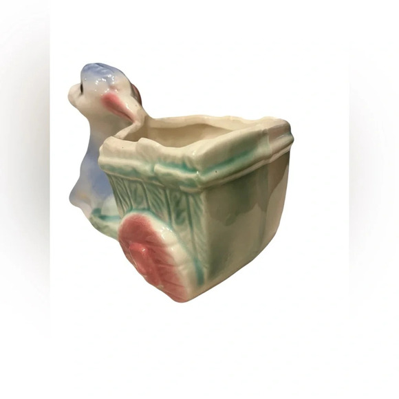 Vintage Mcm Donkey and Cart Planter/Vase- Pottery - Picture 4 of 12